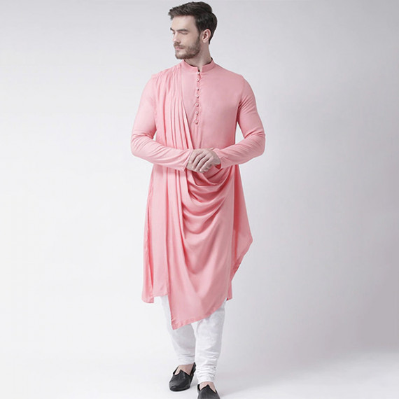 https://www.shop-ally.in/products/men-pink-solid-straight-kurta-with-attached-drape