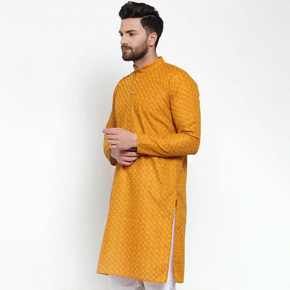 https://www.shop-ally.in/products/men-mustard-yellow-thread-work-cotton-kurta