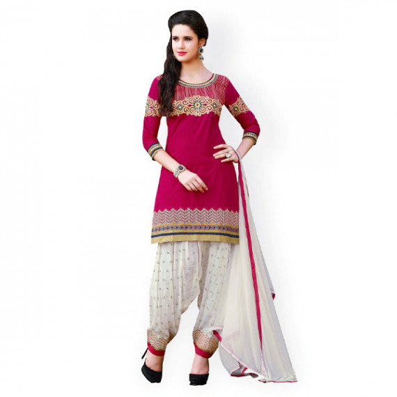 https://www.shop-ally.in/products/pink-white-embroidered-cotton-unstitched-dress-material-1