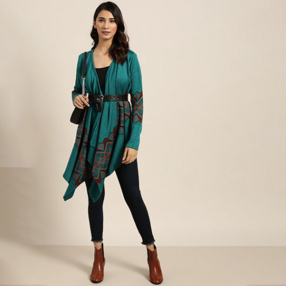 https://www.shop-ally.in/products/women-teal-green-black-geometric-patterned-longline-waterfall-shrug