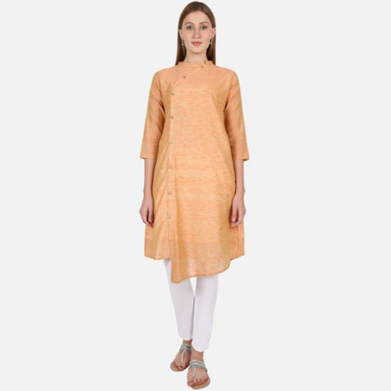 https://www.shop-ally.in/products/women-orange-solid-a-line-cotton-kurta