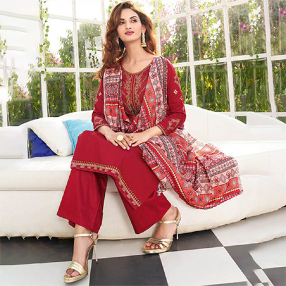 https://www.shop-ally.in/products/maroon-pink-embroidered-pure-cotton-unstitched-dress-material