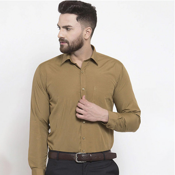 https://www.shop-ally.in/products/men-khaki-slim-fit-solid-formal-shirt