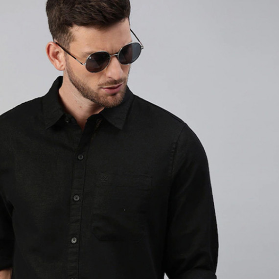 https://www.shop-ally.in/products/men-black-slim-fit-cotton-casual-shirt
