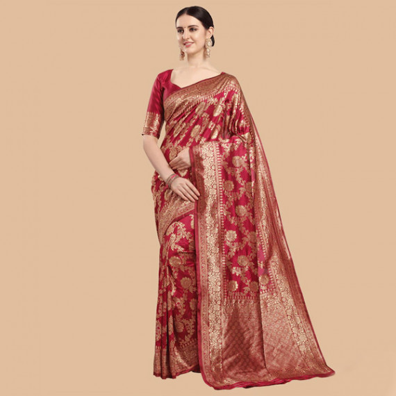 https://www.shop-ally.in/products/maroon-gold-ethnic-motifs-zari-silk-blend-banarasi-saree