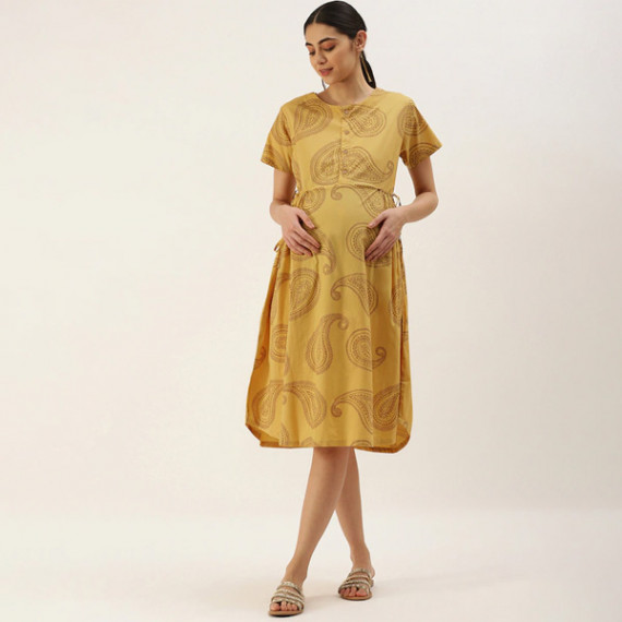 https://www.shop-ally.in/products/pure-cotton-ethnic-motifs-printed-maternity-a-line-dress
