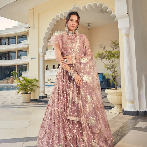https://www.shop-ally.in/products/peach-coloured-gold-toned-embellished-sequinned-semi-stitched-lehenga-unstitched-blouse-with