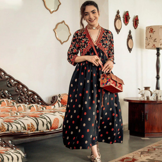 https://www.shop-ally.in/products/black-orange-ethnic-motifs-printed-maxi-dress