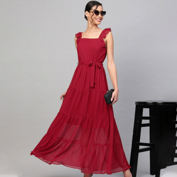 https://www.shop-ally.in/products/maroon-tiered-maxi-dress