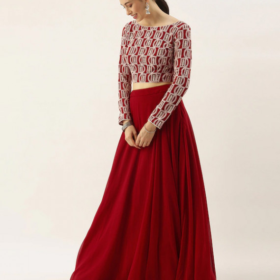 https://www.shop-ally.in/products/maroon-embroidered-thread-work-ready-to-wear-lehenga-blouse-with-dupatta